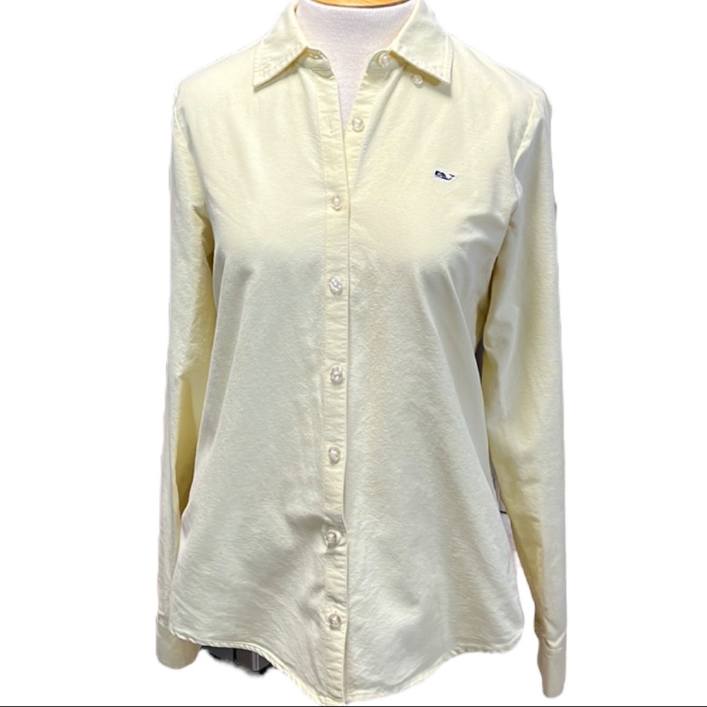 Vineyard Vines Oxford Button Down Shirt Long Sleeve Size 4